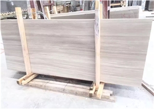 White Wood Grain, Marble Tiles & Slabs, Marble Skirting, Marble Floor Covering Tiles, Marble Wall Covering Tiles, China Grey Marble