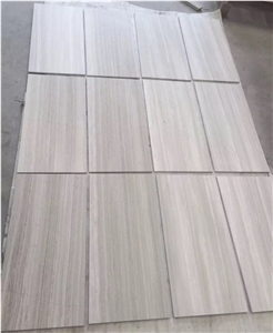 White Wood Grain, Marble Tiles & Slabs, Marble Skirting, Marble Floor Covering Tiles, Marble Wall Covering Tiles, China Grey Marble