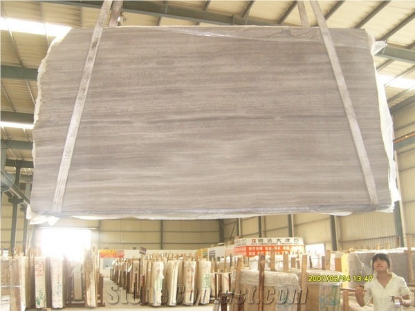 New Grey Wood Vein Marble Block/Grey Wood Vein/Grey Marble/Wood Marble/Vein Marble/Guizhou Marble