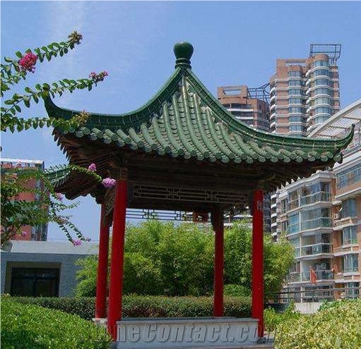 Chinese Style Gazebo Roof Antique Glazed Tiles