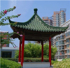 Chinese Style Gazebo Roof Antique Glazed Tiles