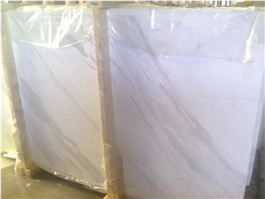 Volakas White Marble Slabs, Greece White Marble