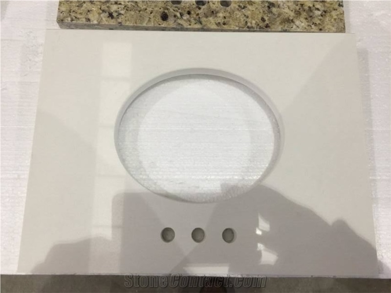 Chinese Quartz Stone Polished Vanity Top, Kitchen Top, Bench Top