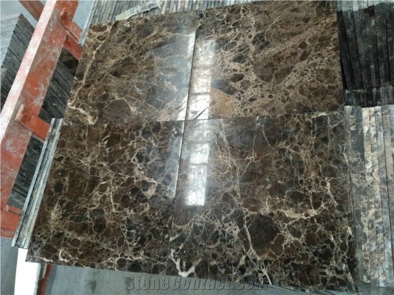 Dark Emperador Thin Tile 1cm, Polished Tiles