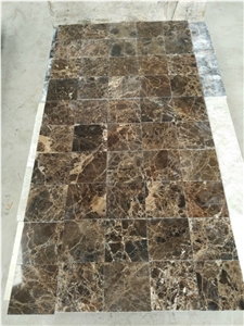 Dark Emperador Thin Tile 1cm, Polished Tiles