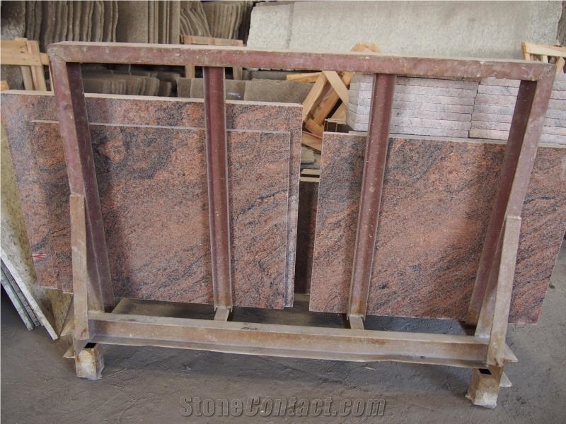 Multicolor Red Granite Stairs,Flooring Tiles, Polished Tiles