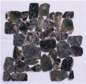 Moss Agate Mosaic Tiles