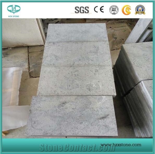 Honed/Flamed/Sandblasted Bluestone Blue Limestone for Swimming Pool/Kerbstone/Flooring/Paving/Wall/Steps/Stairs