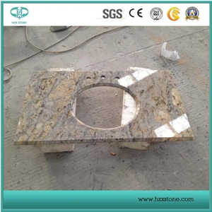 White Carrara/Black Granite/Yellow Marble/Marble/Natural Stone/Quartz Stone/Vanity Top/Marble Tops/Bathroom Top/Counter Top for Kitchen or Bathroom