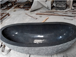 Stone Bath Tubs Granite Padang Grey Bathtubs for Hotel