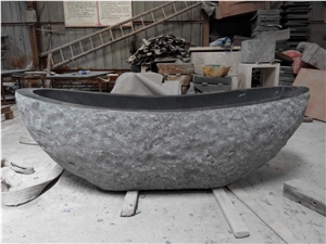 Stone Bath Tubs Granite Padang Grey Bathtubs for Hotel