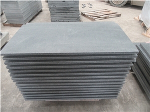 China New Jet Black Basalt Cheap Diamond G684 Natural Building Stones G684 Fuding Black Basalt Polished Tiles Black Pearl