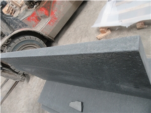 China New Jet Black Basalt Cheap Diamond G684 Natural Building Stones G684 Fuding Black Basalt Polished Tiles Black Pearl