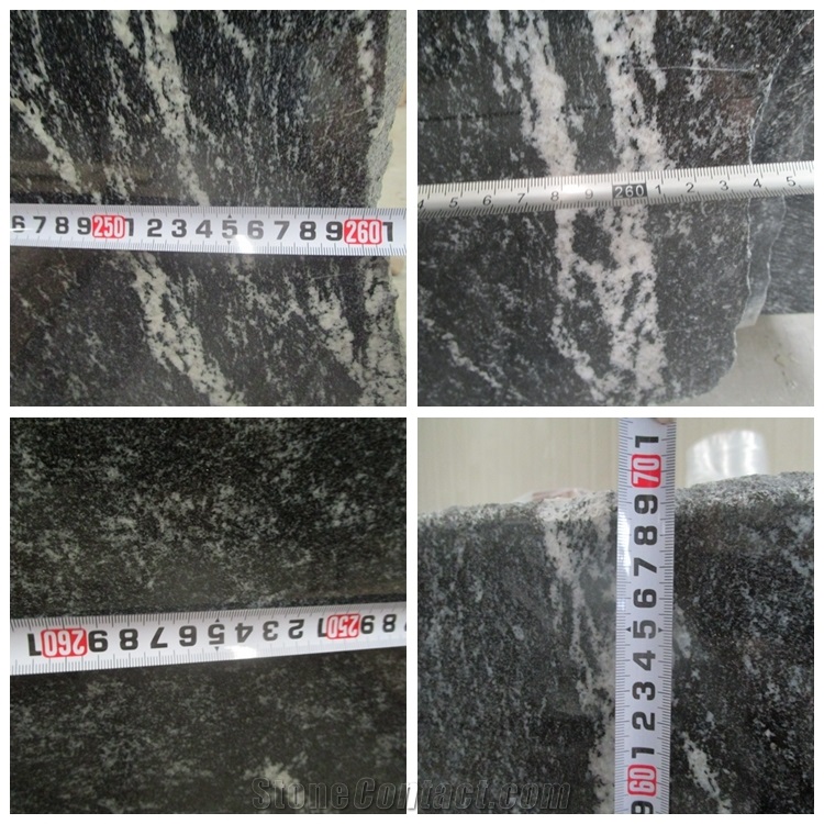 China Snow in Black Granite Natural Polished Floor Covering/Wall Covering/Granite Skirting/Wall Stone/Bulding Stone /Paving Stone for Decoration