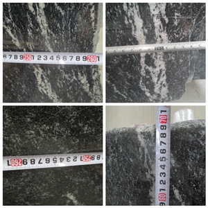 China Snow in Black Granite Natural Polished Floor Covering/Wall Covering/Granite Skirting/Wall Stone/Bulding Stone /Paving Stone for Decoration