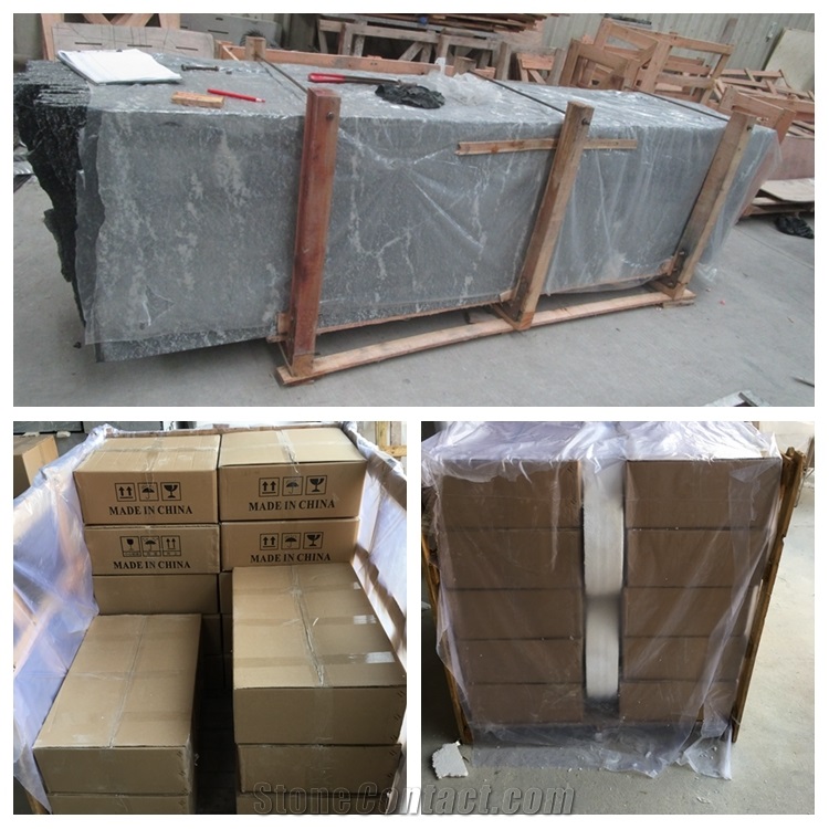 China Snow in Black Granite Natural Polished Floor Covering/Wall Covering/Granite Skirting/Wall Stone/Bulding Stone /Paving Stone for Decoration
