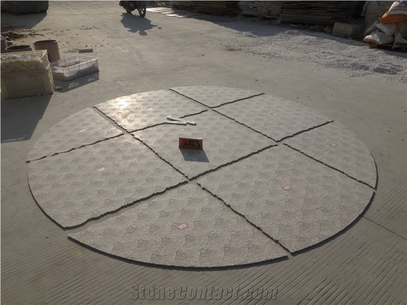 White/Beige Marble Polished Medallions Mosaic/Entry Floor Pattern Tiles/Manmade Customize Craft Brick Deocrate for Hotel Lobby/Hot Sale Factory Price