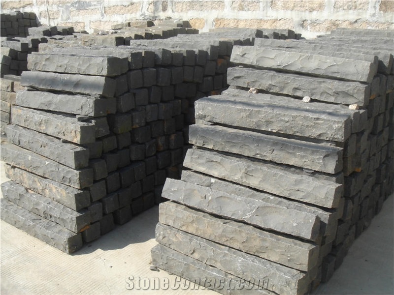 China Flamed, Natural Split Zhangpu(Zp) Black, G684, Hainan Basalt Floor Tiles, Lava Stone Flooring Pavers, Own Quarry
