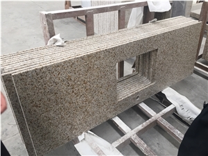 China Natural Stone Quarry Manufacture, Laminated Edge G664 Bainbrook Brown, Granite Countertop, Work Tops, Kitchen Island Tops
