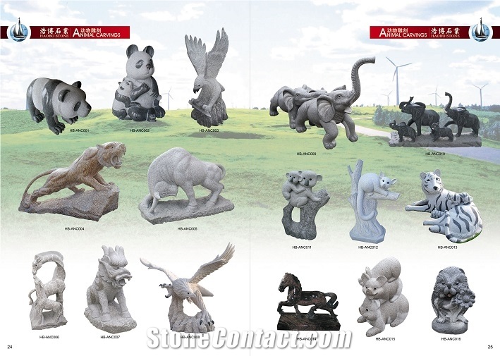 Chinese Dark Grey Granite Eagle Carving Staute, Stone Animal Sculpture, Handcarved Birds Statue