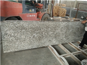 Chinese Factory Direct Natural Grey Granite Bianco Antico Prefab Kitchen Countertop, Laminated Bullnosed Edges Island Tops, Bar Tops Building Project