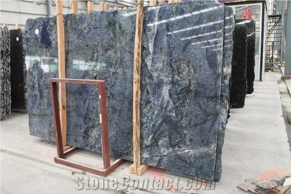 Imported Light Blue Luxury Quartzite Azul Macauba, Azul Bahia Polished Slabs, Brazil Natural Blue Quartzite Floorings, Background Wall