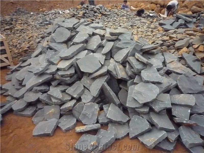 Basalt Cobbles, Basalt Random Panel, Basalt Honed Tile, Basalt Cubes,Lava Stone Cobble, Blue Stone Cobble