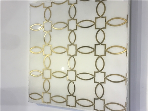Polishing White Marble and Granite Mosaic in Lantern Shape