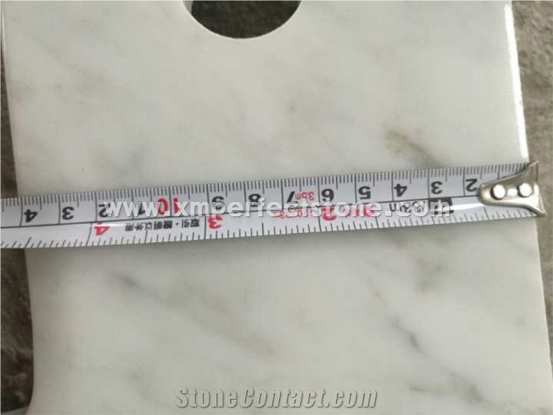 Bianco Carrara Italy Marble for White Vanity Tops,Bathroom Solid Surface