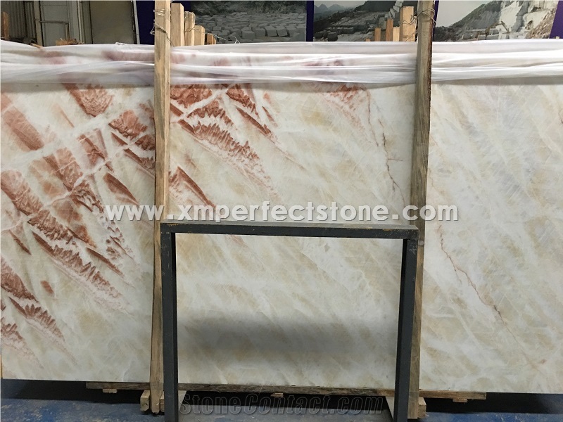 Loulan Onyx Slabs/Chinese New White Onyx Slab for Hotel Project