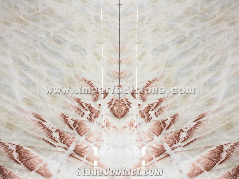 Loulan Onyx Slabs/Chinese New White Onyx Slab for Hotel Project