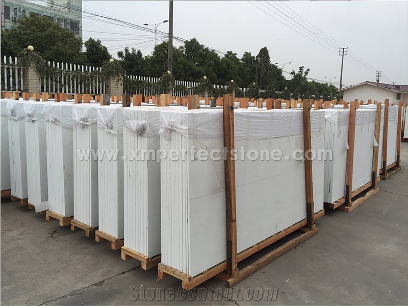 Nano Crystallized Glass Stone Artificial Marble ,Pure White Nano Crystal Glass Stone for Design