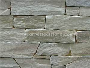 Nature Cultured Stone Panel, Wall Veneer, Ledge Stacked Cladding, Corner, Cement Facade Feature Cladding