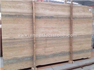 Ocean Blue/Sliver Grey/ Romano Ocean Silver Travertine Slabs& Tiles
