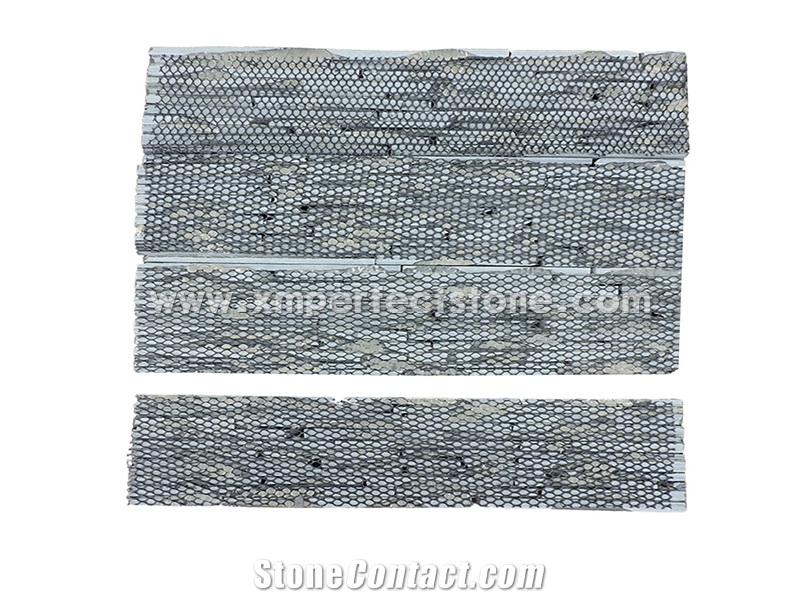 Rusty Slate Cultured Strips/Split Face Rusty Culture Stone/Gold Slate Thin Stone Veneer