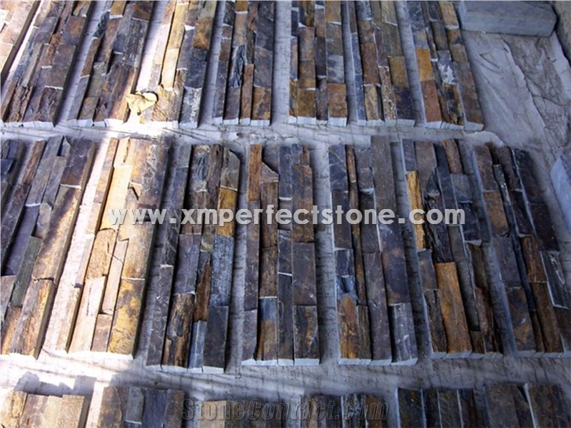Rusty Stone Veneer,Dark Rusty Decorative Cultured Stone Tile