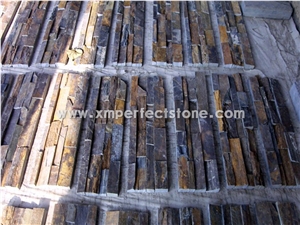 Rusty Stone Veneer,Dark Rusty Decorative Cultured Stone Tile