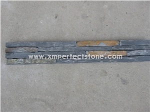 Rusty Stone Veneer,Dark Rusty Decorative Cultured Stone Tile