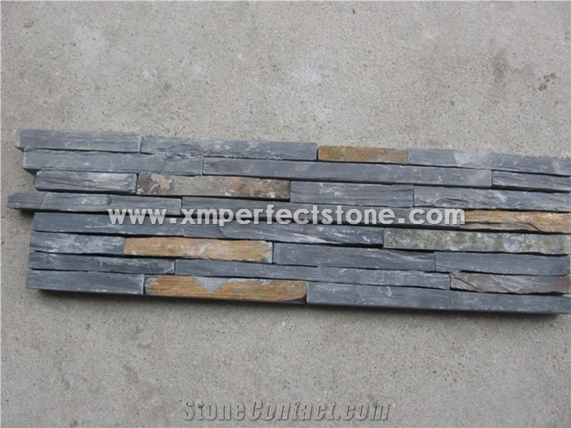 Rusty Stone Veneer,Dark Rusty Decorative Cultured Stone Tile