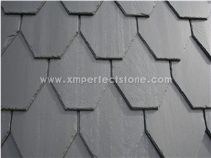 Similar Like U Type/Slate Roofing/Grey Slate Roofing Tiles with Hole/Grey Slate U Shape Roof Tiles
