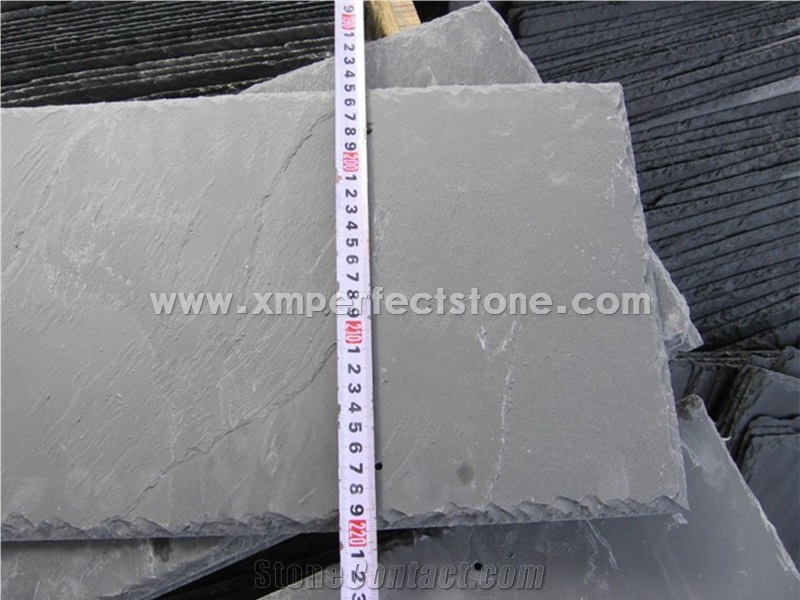 Similar Like U Type/Slate Roofing/Grey Slate Roofing Tiles with Hole/Grey Slate U Shape Roof Tiles