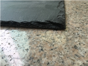 Similar Like U Type/Slate Roofing/Grey Slate Roofing Tiles with Hole/Grey Slate U Shape Roof Tiles