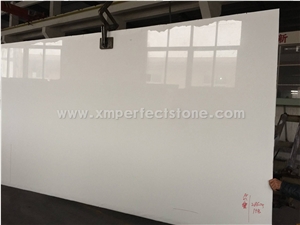 Usa Popular 30mm Thickness White Nano Glass Slab or Tiles & Slab