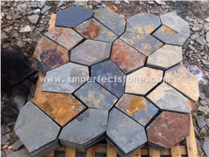 Yellow Random Flagstones,Irregular Flagstones,Flag Walkway Pavers Slate Tiles Yellow Random Flagstones,Irregular Flagstones,Flag Walkway Pavers Slate Tiles