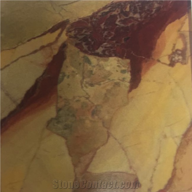 Sarrancolin Opera Multicolor Marble Slabs Tiles France