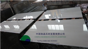 3000X1600x18mm Wooden Nano Glass Stone Large Slab