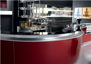 2017 High Evaluation High Gloss Acrylic Solid Surface Bar Counter