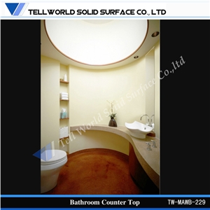 2017 Latest Design High Quality Acrylic Solid Surface Dining Room Wash Basin