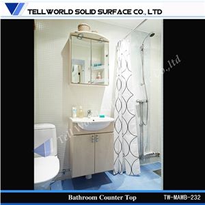 2017 Latest Design High Quality Acrylic Solid Surface Dining Room Wash Basin