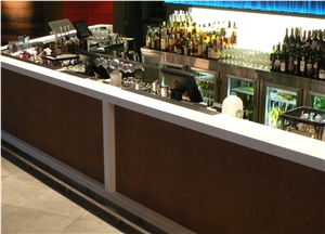 2017 Night Club Led Commercial Modern Bar Counter Engineered Stone Bar Counter